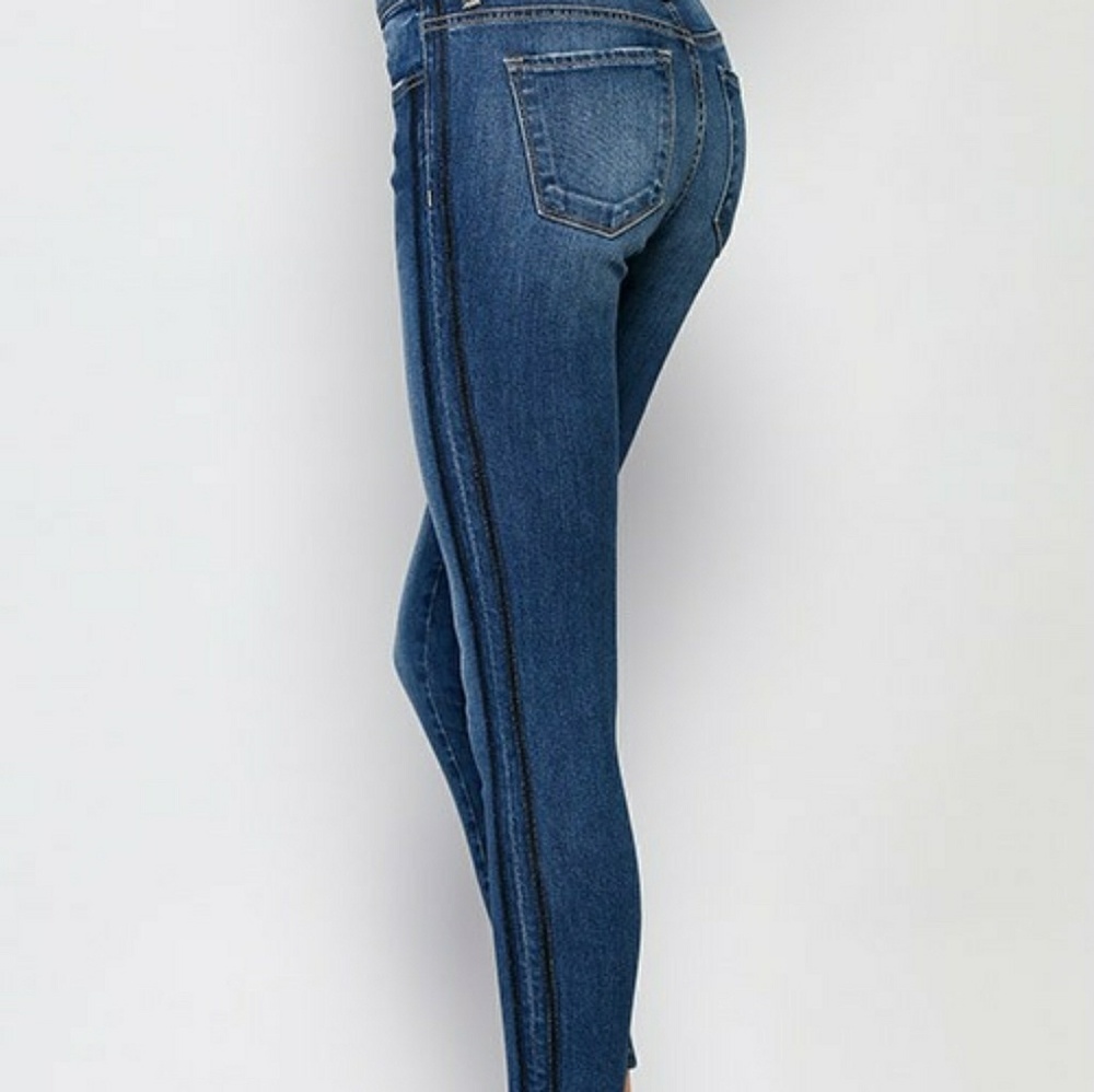 Tuxedo stripe jeans